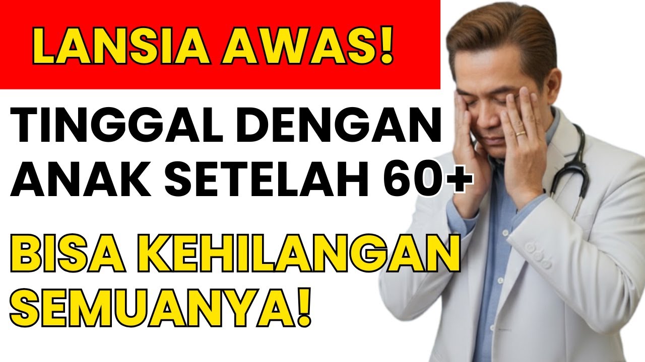 LANSIA WAJIB TAHU‼️ MENGAPA TINGGAL BERSAMA ANAK SETELAH USIA LANJUT MENJADI KESALAHAN BESAR.