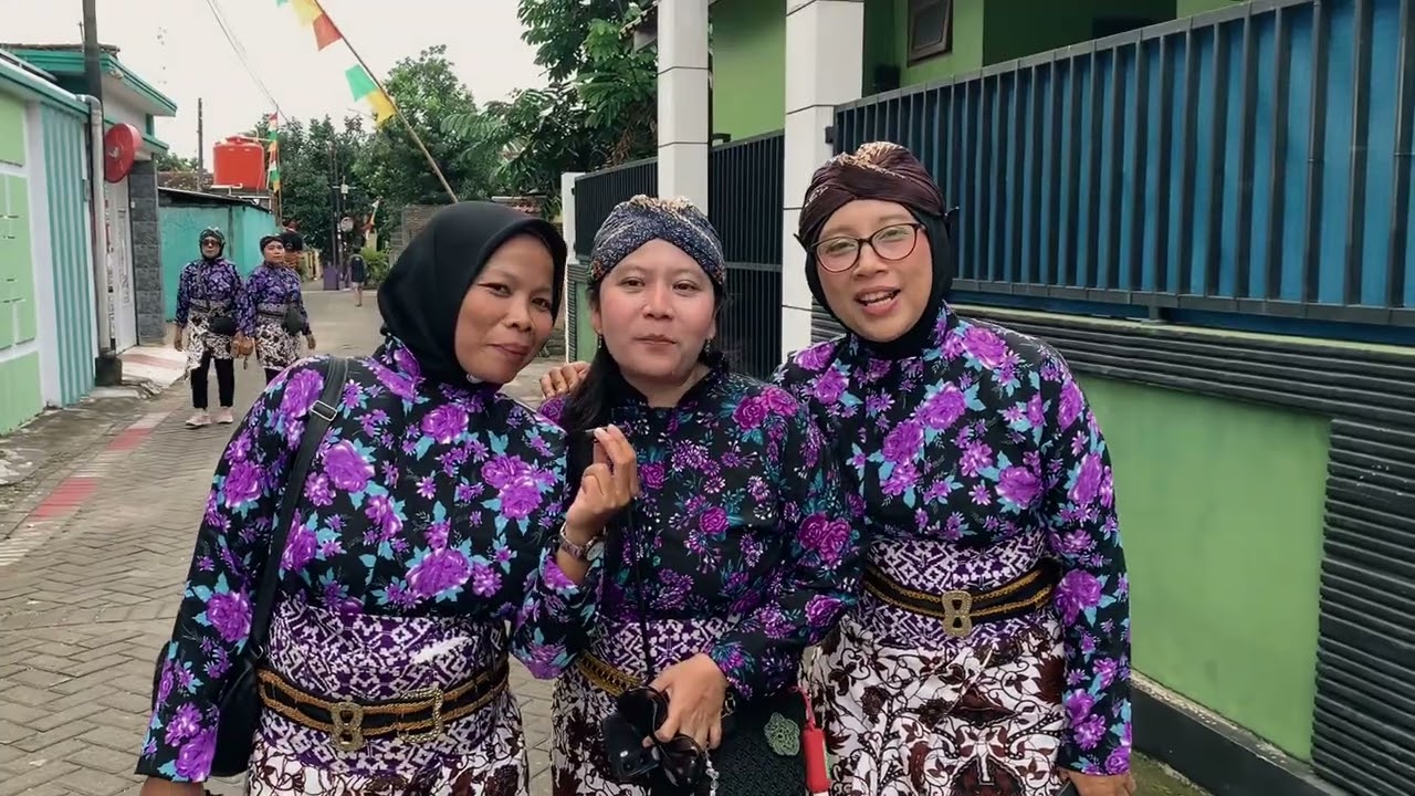 Kontingen RT 12 di Merti Dusun Pelem 2025