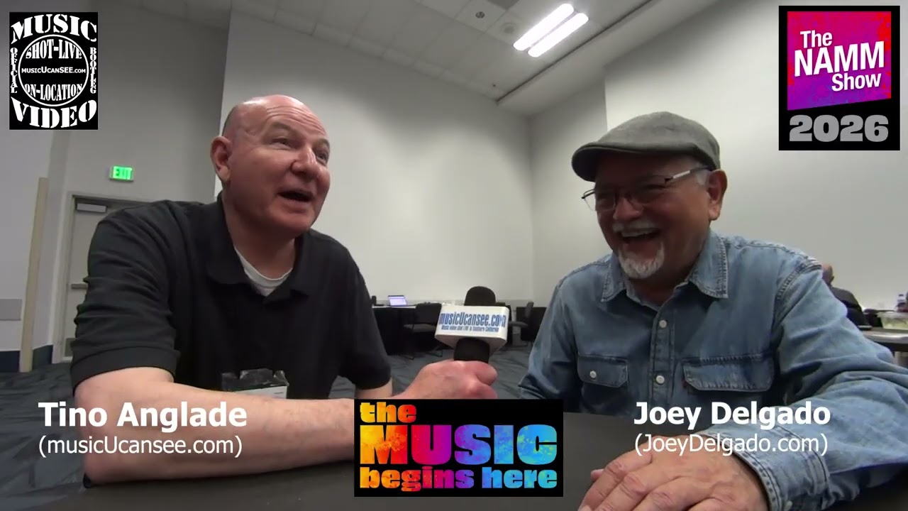 Joey Delgado #NAMMshow2026 interview @musicUcansee