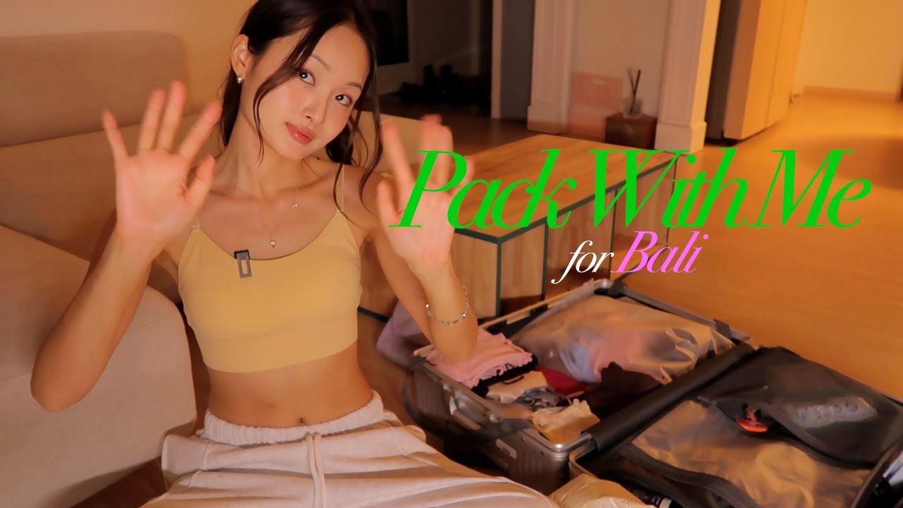 (eng)Pack With Me 발리 여행 같이 짐 싸요✈️