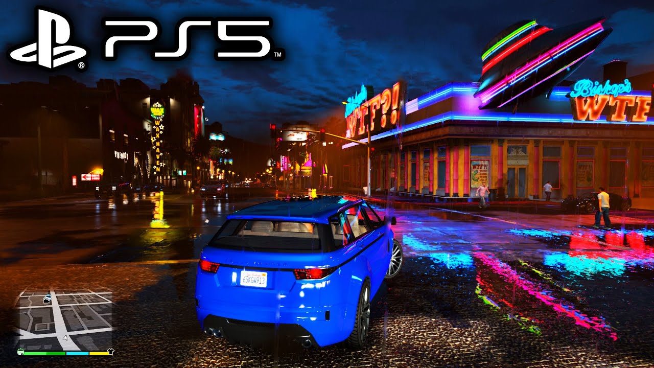 TESTANDO O NOVO GTA 5 DE PS5 (MUDOU MUITO?)