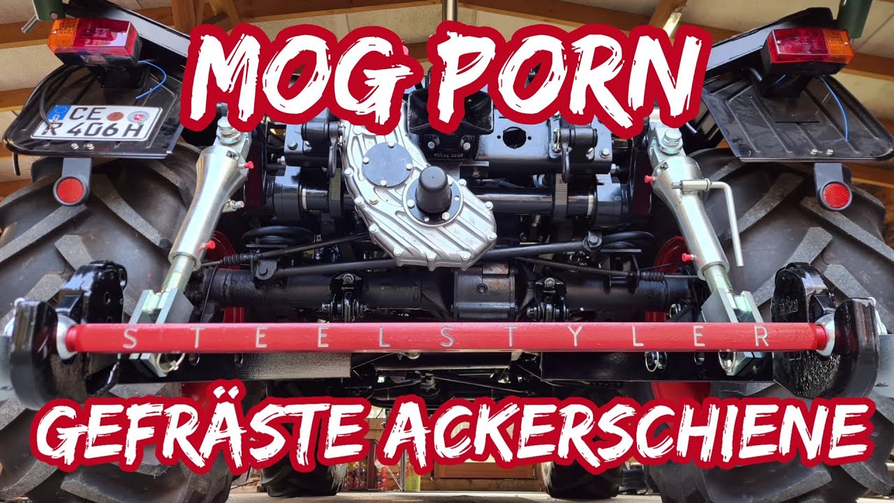 Ackerschiene KAT 2 personalisieren - Der Schriftzug wird gefr&auml;st  #Steelstyler Unimogvlog