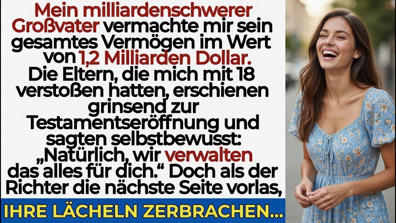 Mein Großvater hinterließ mir 1,2 Milliarden – meine Familie schrie: „Das ist nicht fair!“