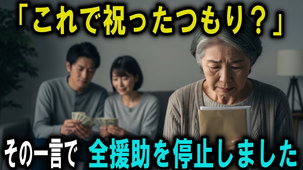 「これで祝ったつもり？」　入学準備金で30万円渡した私。止まらない請求で、援助を止めました