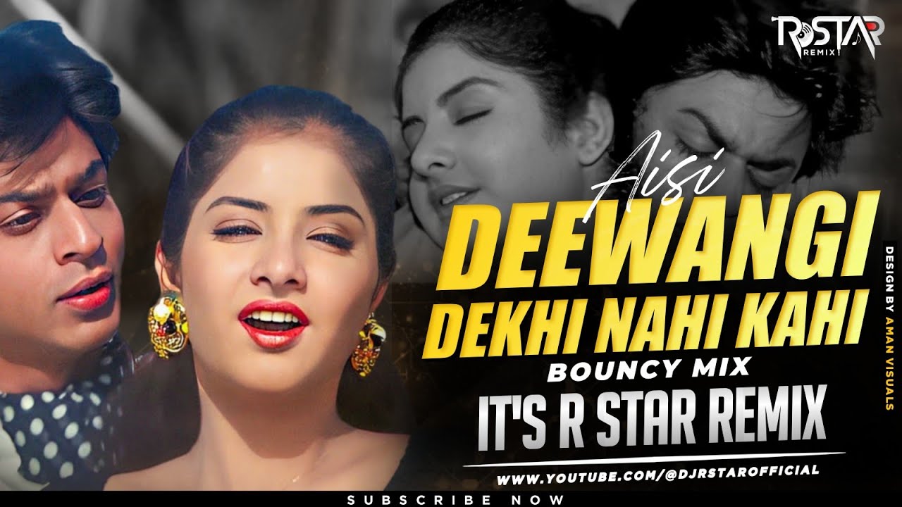 Aisi Deewangi Dekhi Nahi Kahi (Bouncy Mix) DJ R Star Remix | Deewana | Shahrukh Khan | Old Is Gold
