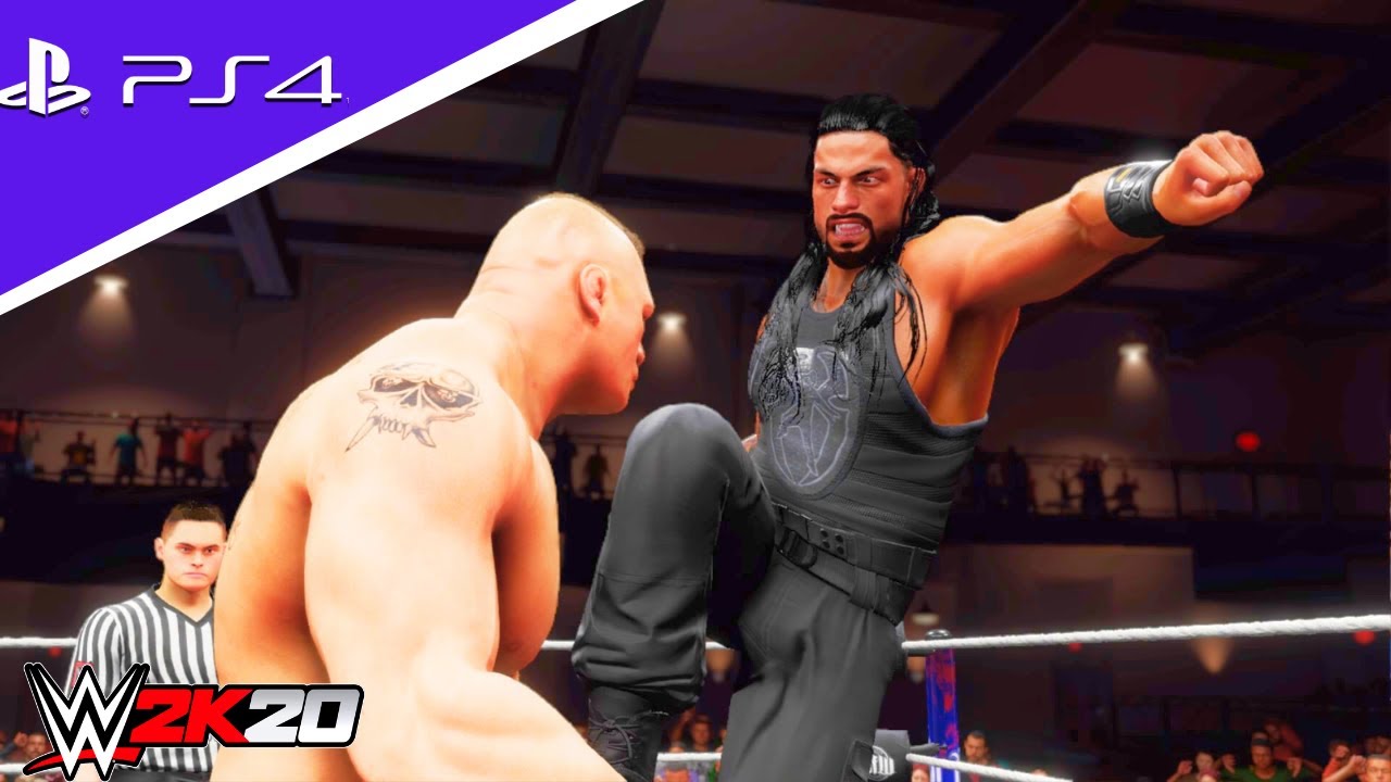 Brock Lesnar vs Roman Reigns - No Holds Barred - WWE 2K20