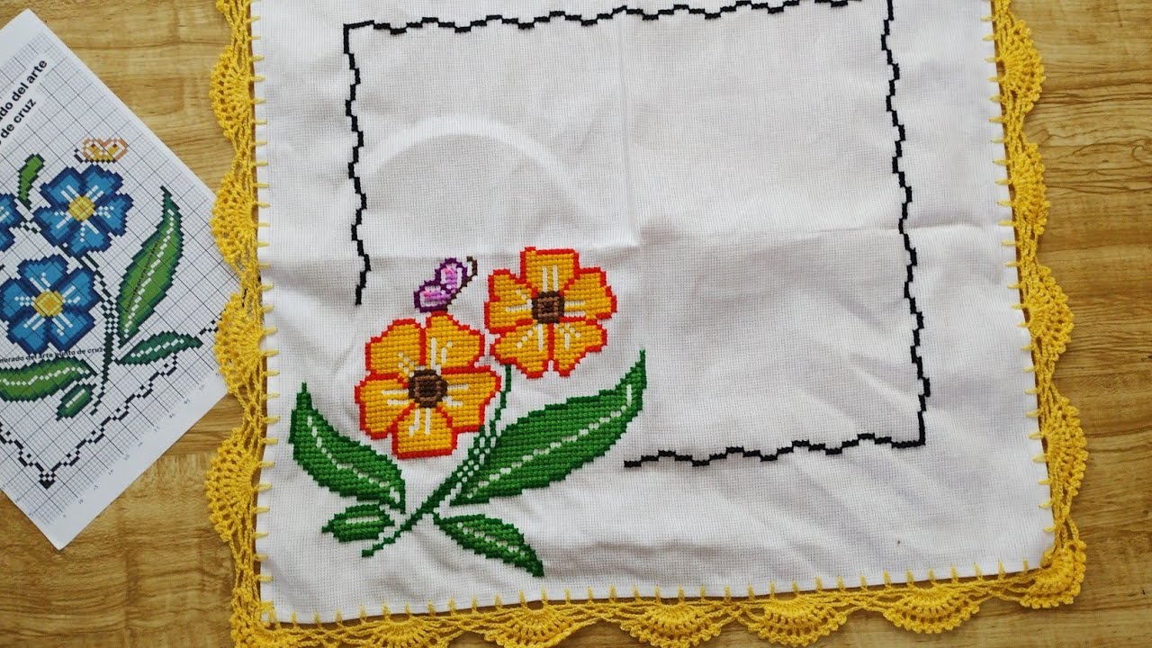 🧶🪡Como realizar una servilleta para principiantes 🧶🪡