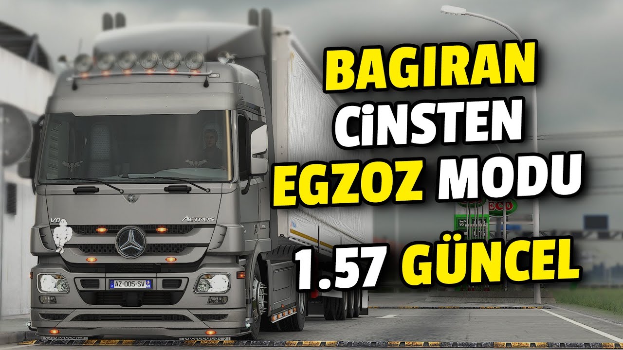 TR İLK BAGİRAN CİNSTEN EGSOZ MODU | TRUCKERSMP UYUMLU | 1.57 GÜNCEL SÜRÜM | ETS2