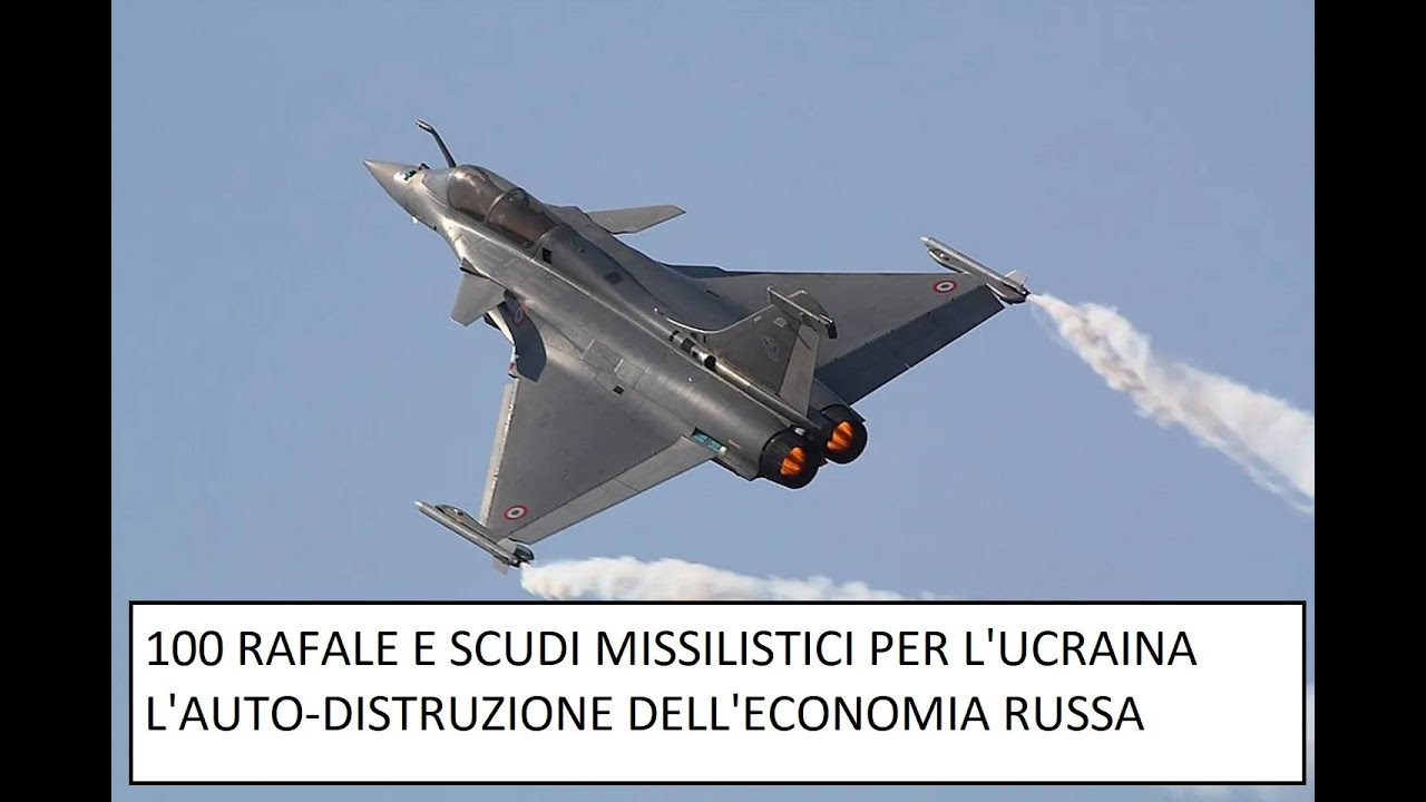 Caccia RAFALE per l'Ucraina - sabotatori russi in Europa - Il castello di carte dell'economia Russa