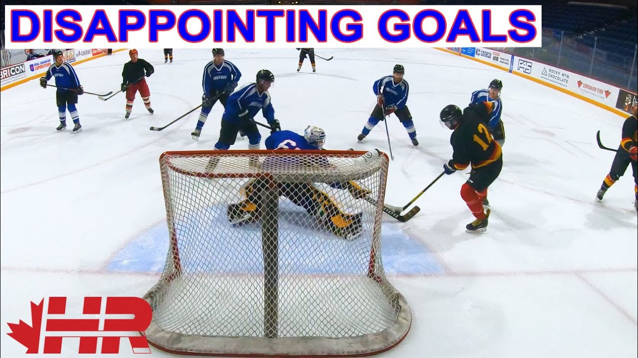 Disappointing goals... Blades beer league hockey goalie GoPro