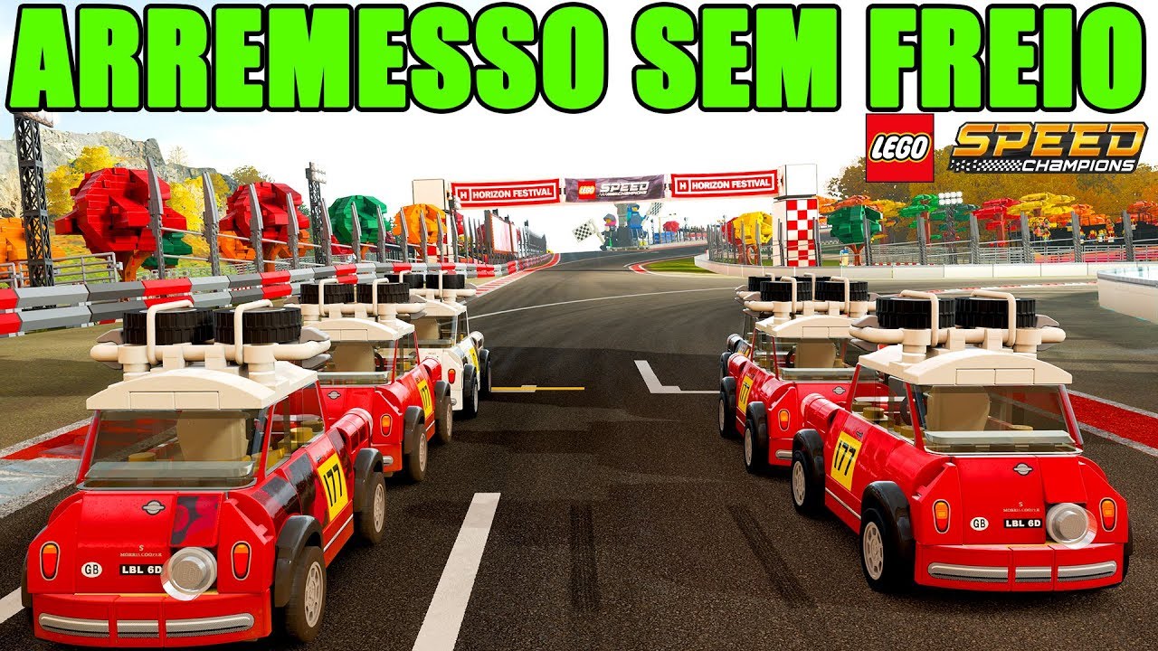 Forza Horizon 4 LEGO, ARREMESSO SEM FREIO DE CARROS LEGO - GamePlay