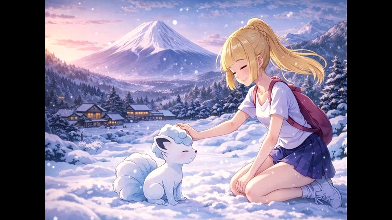 Winter PokéLoFi ❄️ Cozy Pokémon LoFi & Chill Hop Beats to Relax, Study & Sleep