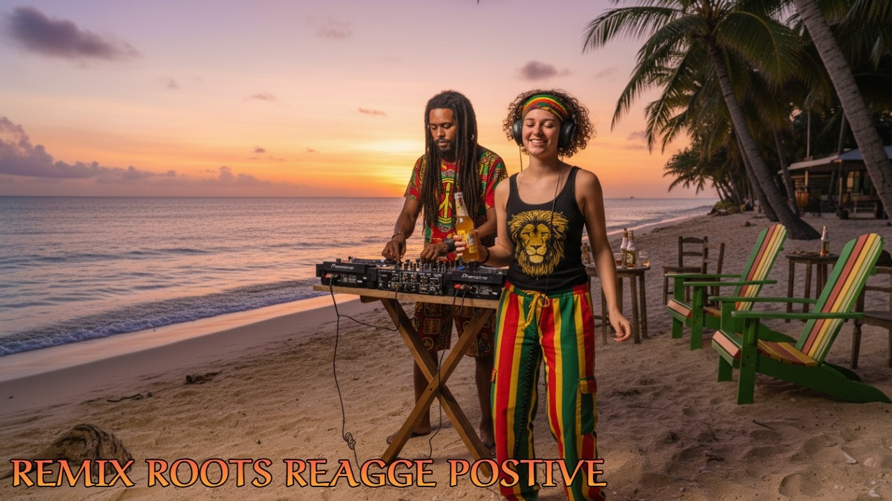 Roots Reggae Remix for Positive Energy & One Love Vibes - A Feel-Good Island Vibe