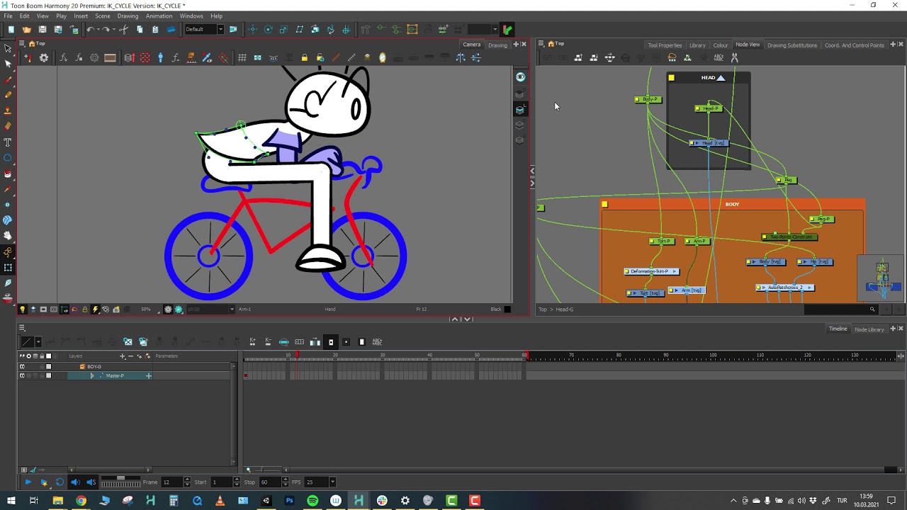 Inverse Kinematic(IK) IN TOON BOOM HARMONY
