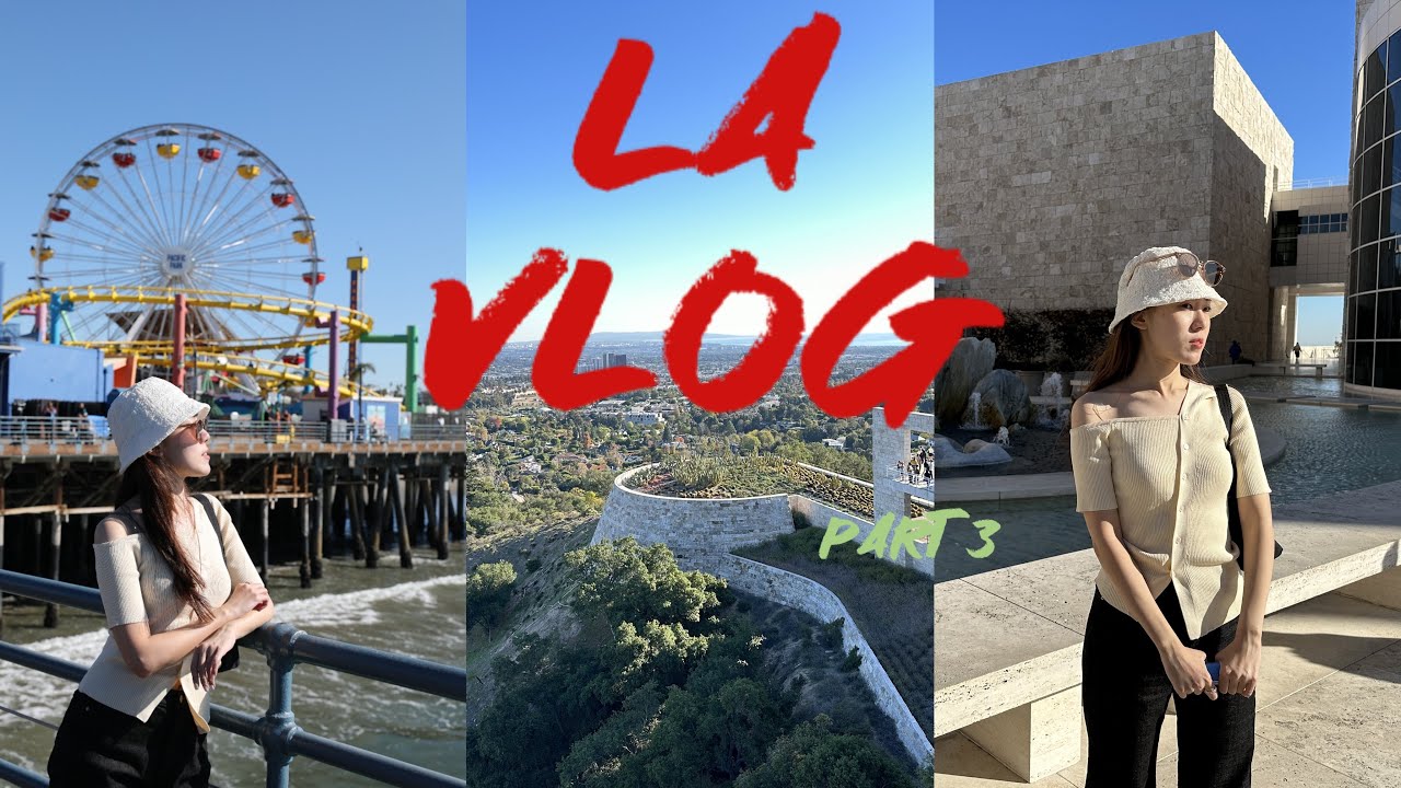 미국 신혼여행 Ep4. (LA travel vlog pt.3)| la시내를하루만에다돌수있다고?| 뚜벅이 la시내투어 | 숨겨진la맛집 |