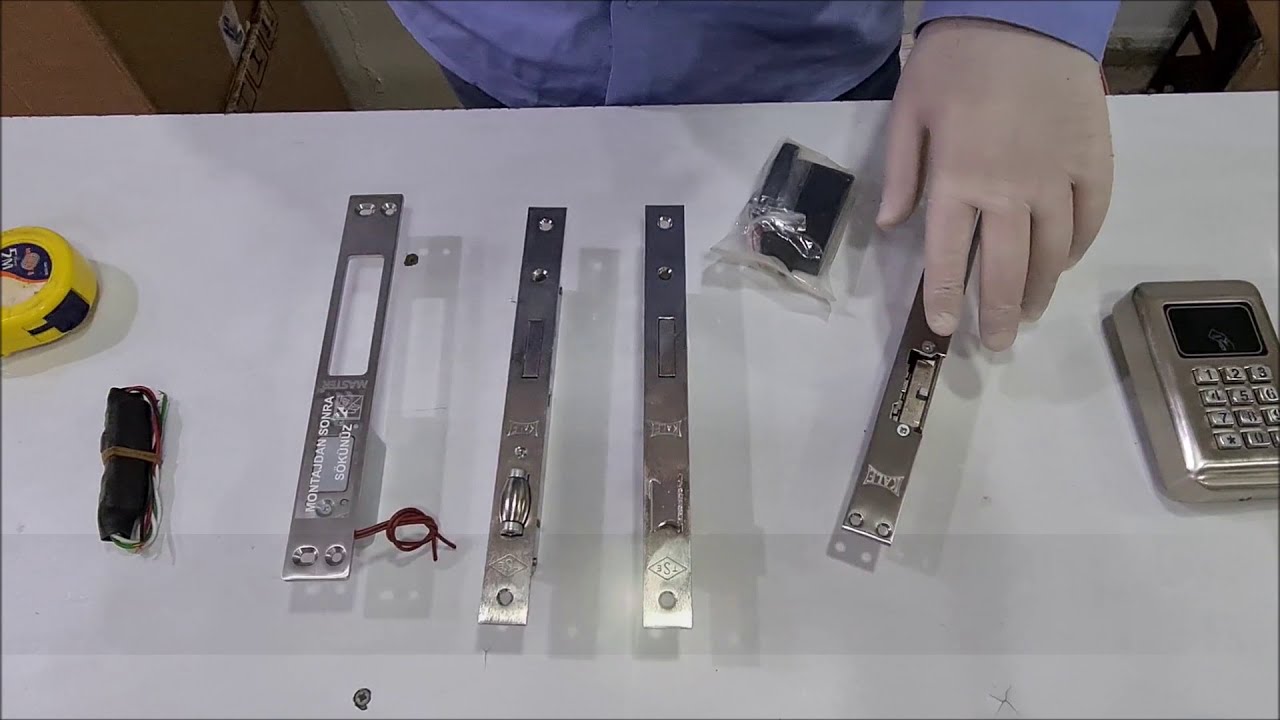 Alüminyum ofis kapı kilitlerini KARTLI VE ŞİFRELİ elektronik geçiş sistemine nasıl çevirirsiniz?