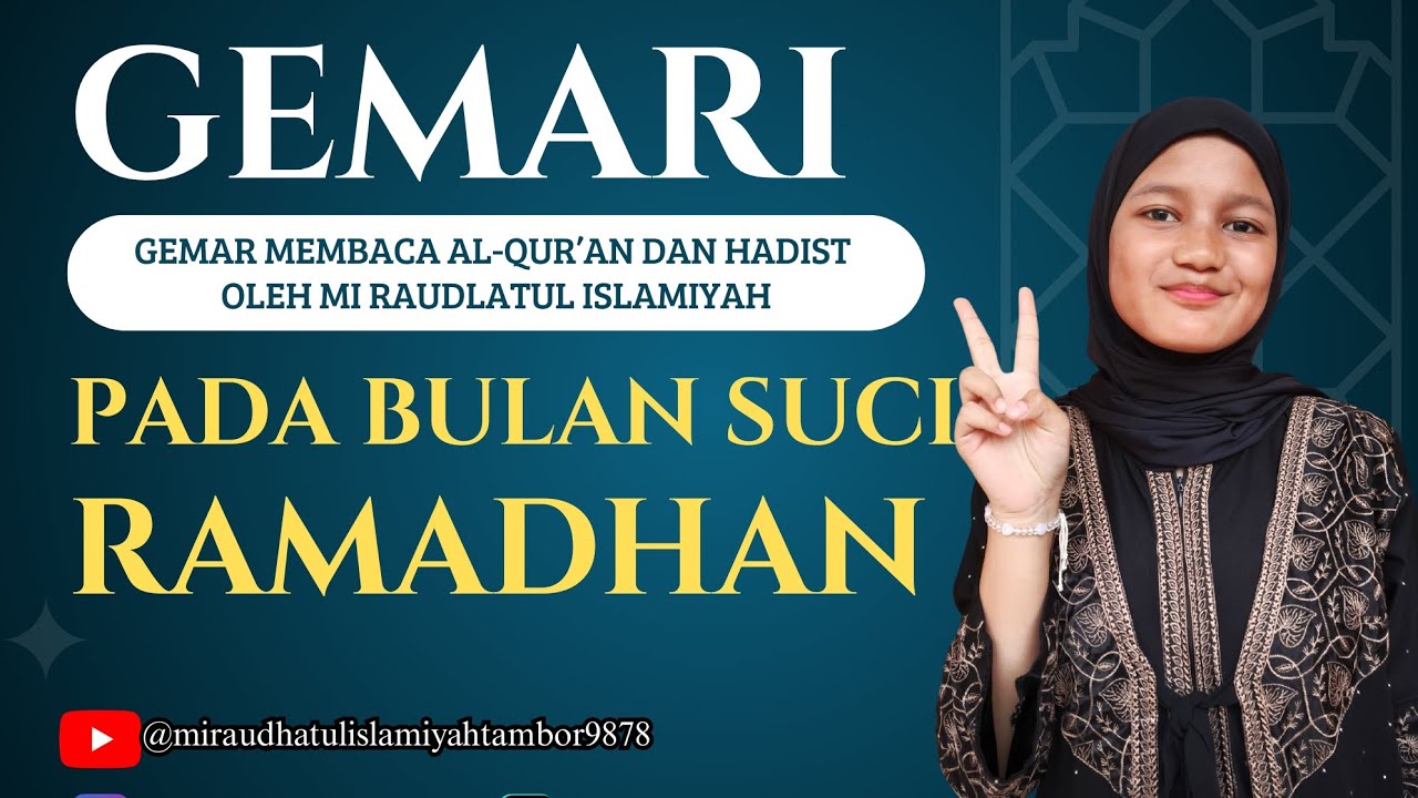 GemaRI (Gemar Membaca Al-Qur'an dan Hadist Oleh MI Raudlatul Islamiyah) - Nikita Sania Rizky