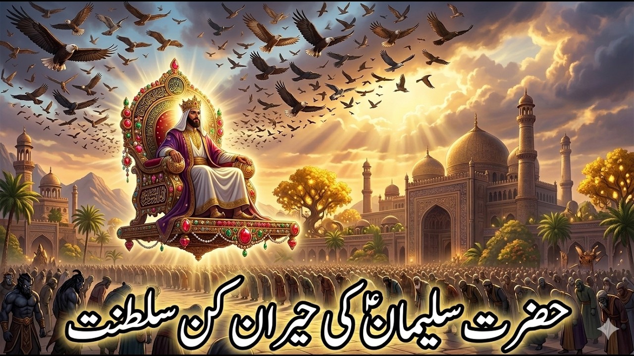 حضرت سلیمانؑ کی انگوٹھی کا راز | جب جنات نے تخت پر قبضہ کر لیا! حیران کن اسلامی واقعہ
