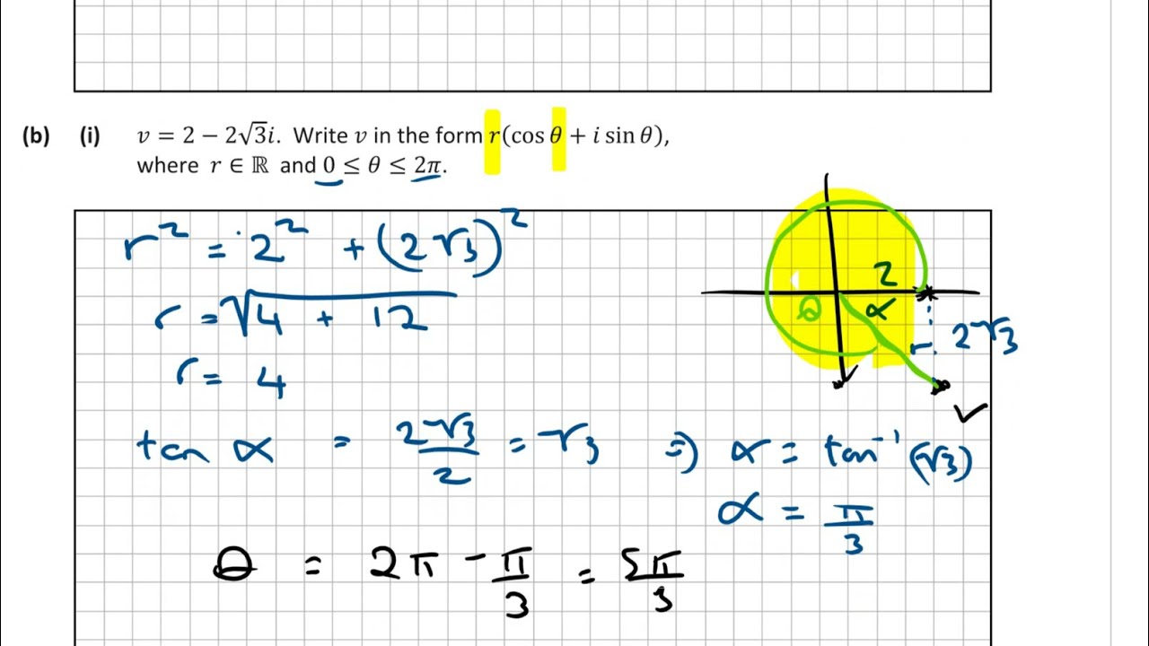 Leaving Certificate Maths 2019 pp1 Q5