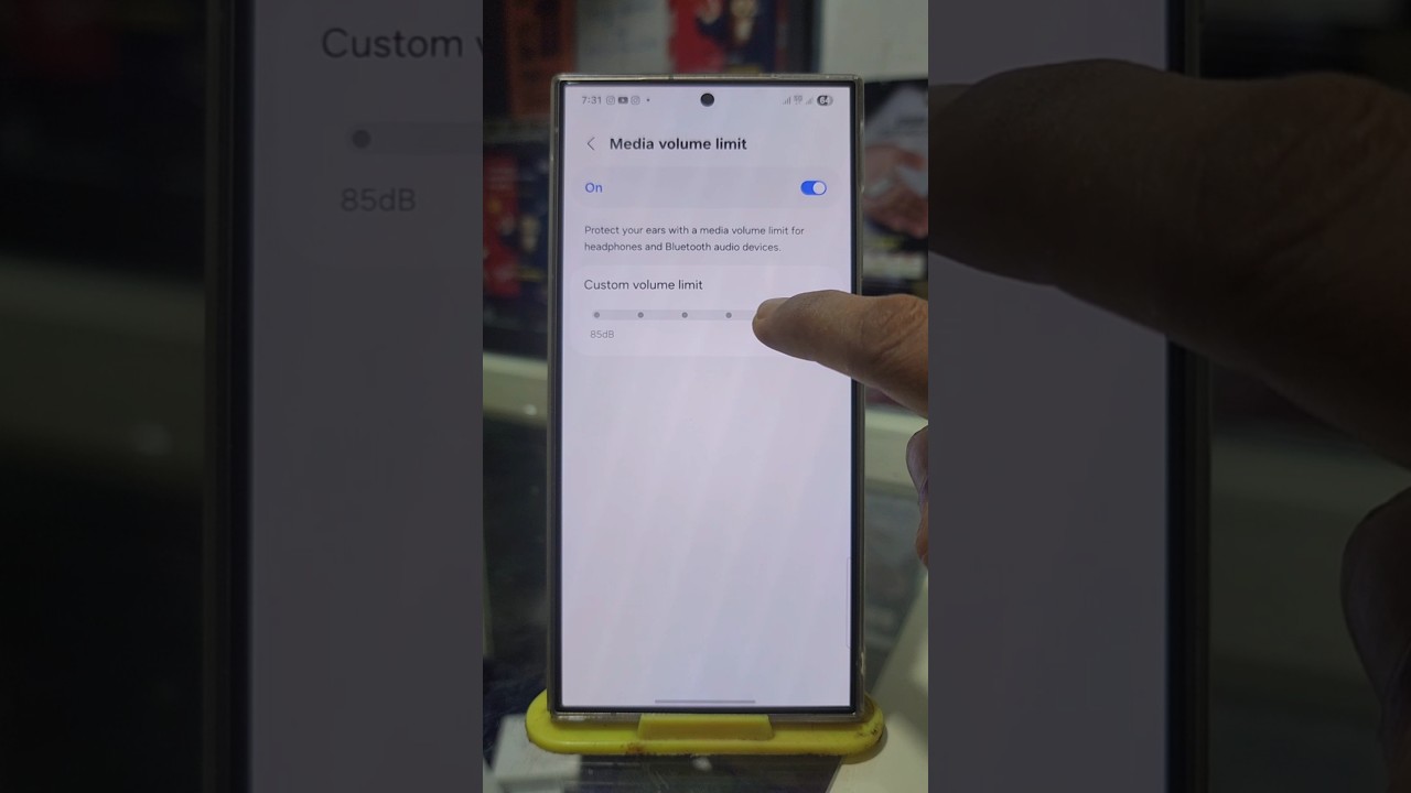 Increase volume in Samsung phones | Limit volume in Samsung