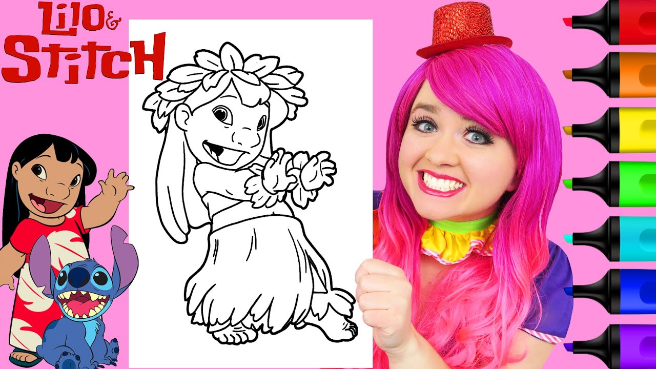 Coloring Lilo & Stitch | Lilo