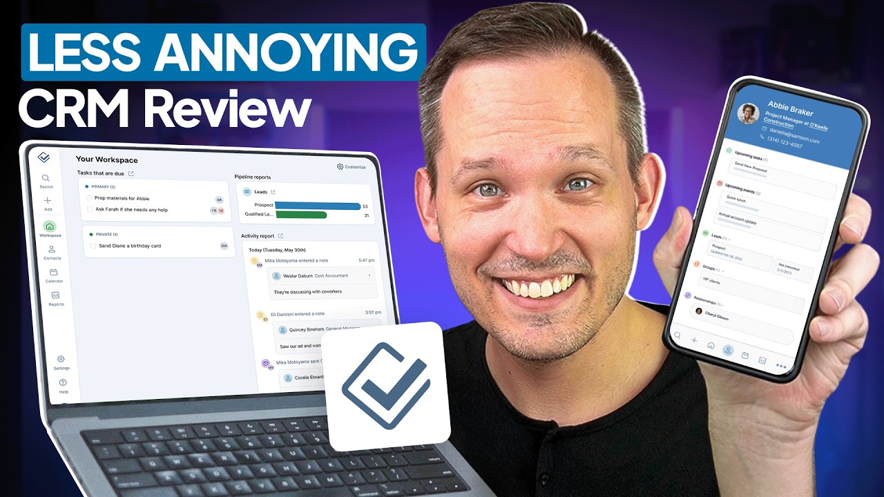 The EASIEST CRM Ever? (Less Annoying CRM Review)