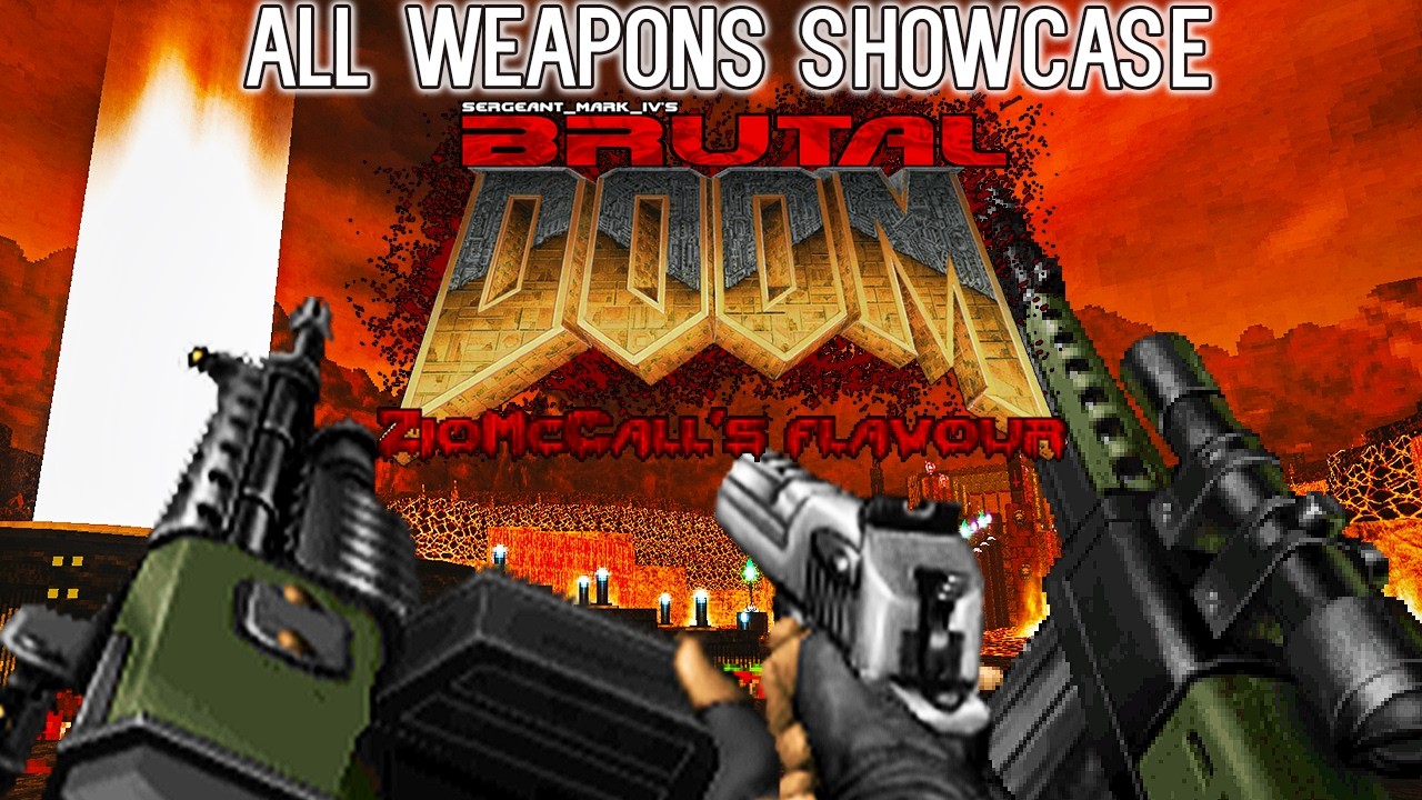 Brutal Doom v22 ZioMcCall's Flavour - All Weapons Showcase
