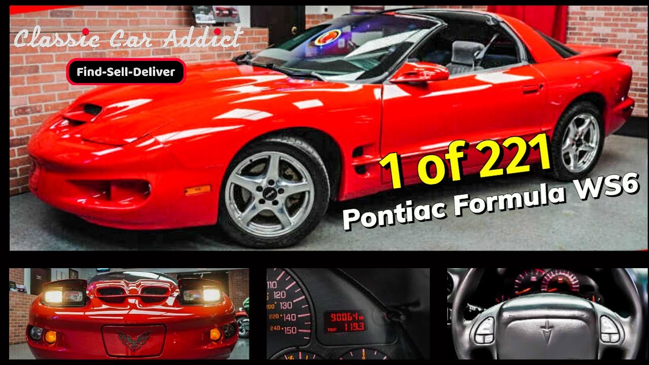 Тест-драйв 1 из 221 Pontiac Firebird Formula WS6 1998 года выпуска, ПРОДАН. Заядлый любитель классических автомобилей.