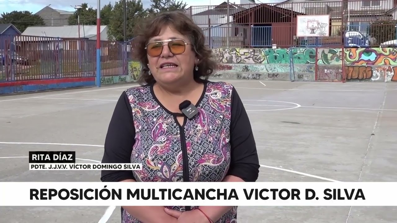 Aprueban recursos para la reconstrucción de multicancha de la Población Víctor Domingo Silva