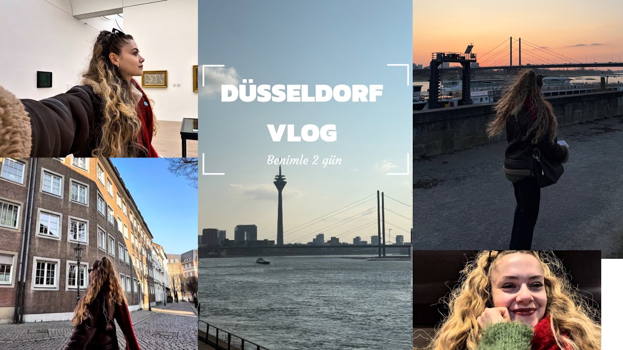 DÜSSELDORF VLOG | Tek başıma şehri keşfediyorum!