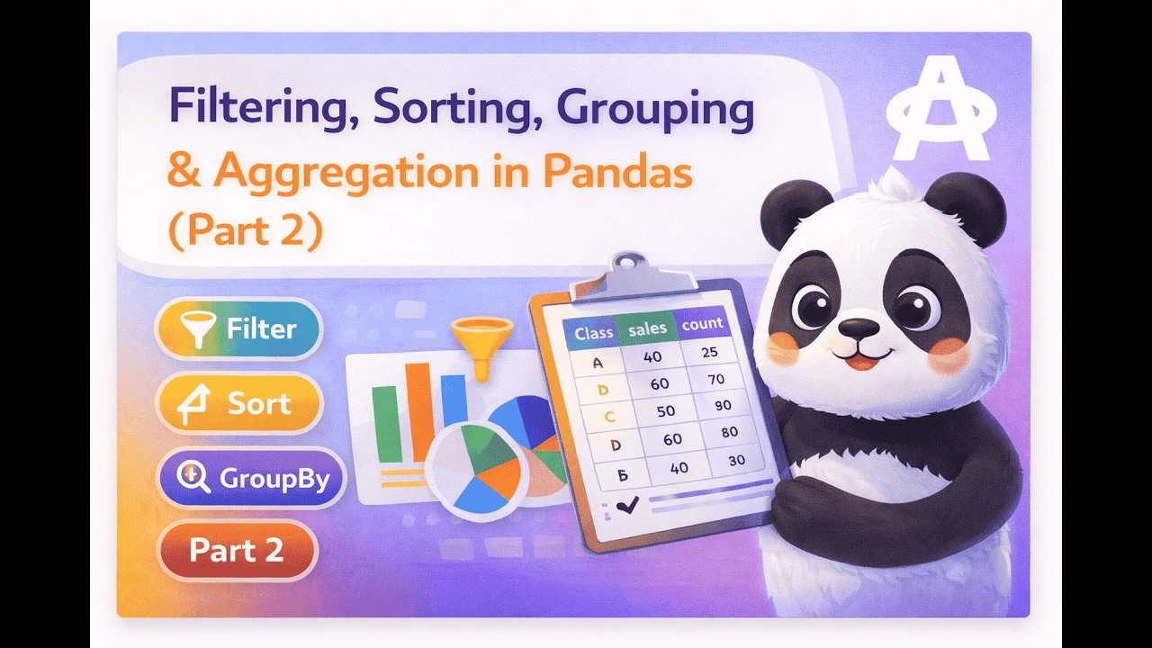 Filtering, Sorting, Grouping & Aggregation in Pandas (Part 2)