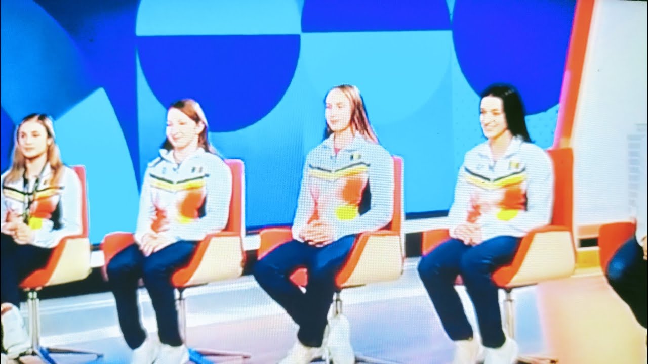 Romania Team 💙💛❤️ Sabrina Voinea🤸Ana Maria Barbosu 🤸 Amalia Ghigoarta🤸 Mara Ceplinschi🤸Lilia Cosman