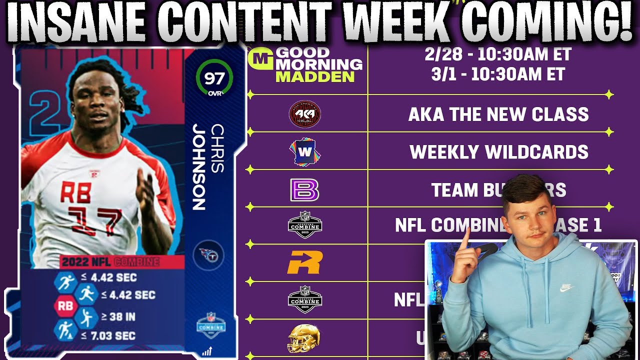 INSANE CONTENT WEEK! COMBINE PROMO COMING! CONTENT SCHEDULE! | MADDEN 23 ULTIMATE TEAM