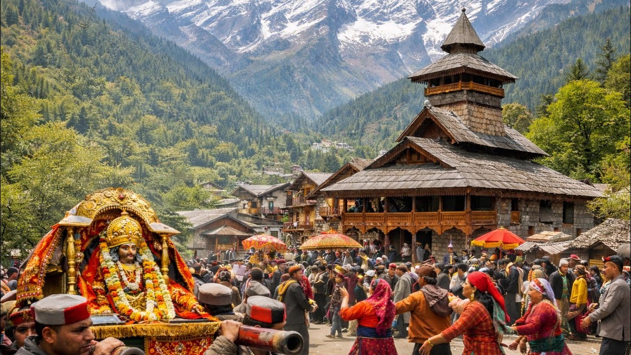 Village Festival in Himalayas | Manali vashisht Temple 
