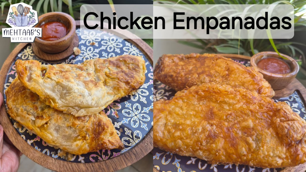 DAY 1of #30DaysOfFlavour | Crispy Chicken Empanadas for iftar | Make and Freeze recipe for ramadan