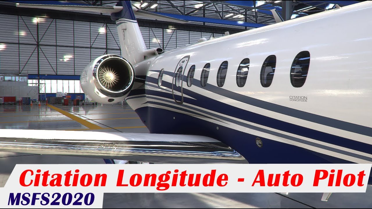 MSFS2020 - Tutorial - Cessna Citation Longitude - Autopilot (AP)