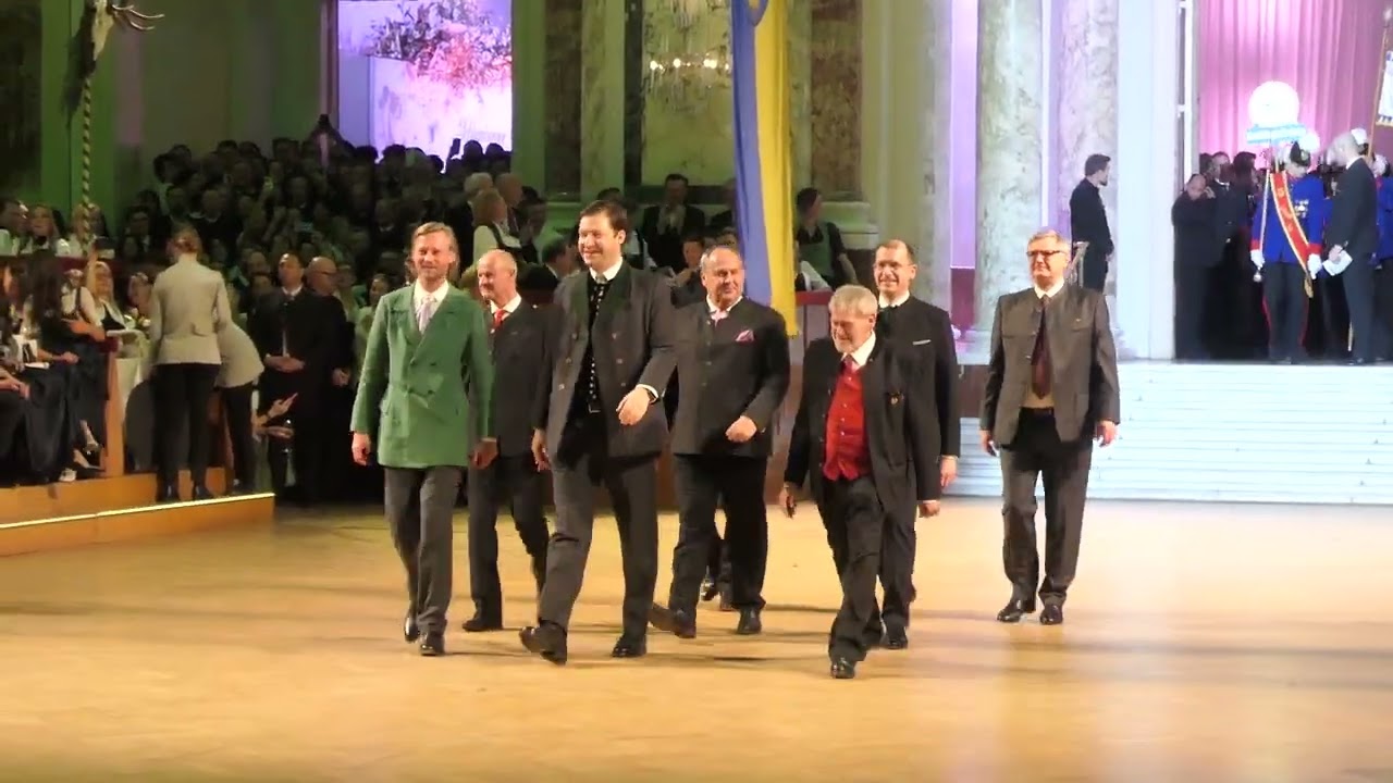 Jägerball Wien, 2025, Einzug der Ehrengäste II