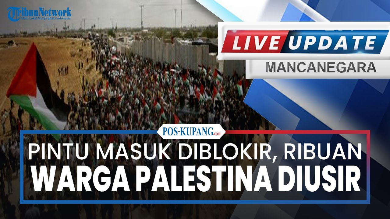 🔴Pintu Masuk Diblokir, Ribuan Warga Palestina Diusir Tentara Israel saat Hendak Pulang ke Kamp Jenin