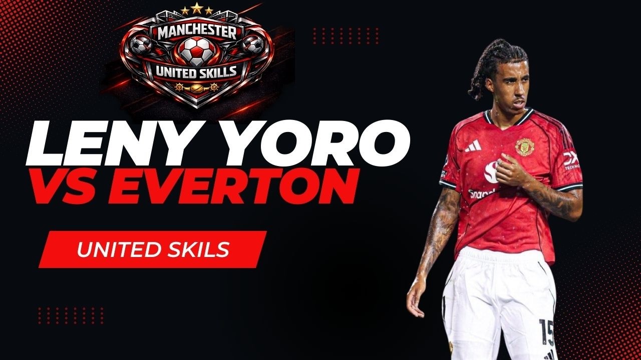 🔥 Leny Yoro's MASTERCLASS vs Everton: 19yo Beast SHUTS DOWN Doucouré & Saves Man Utd! 😱