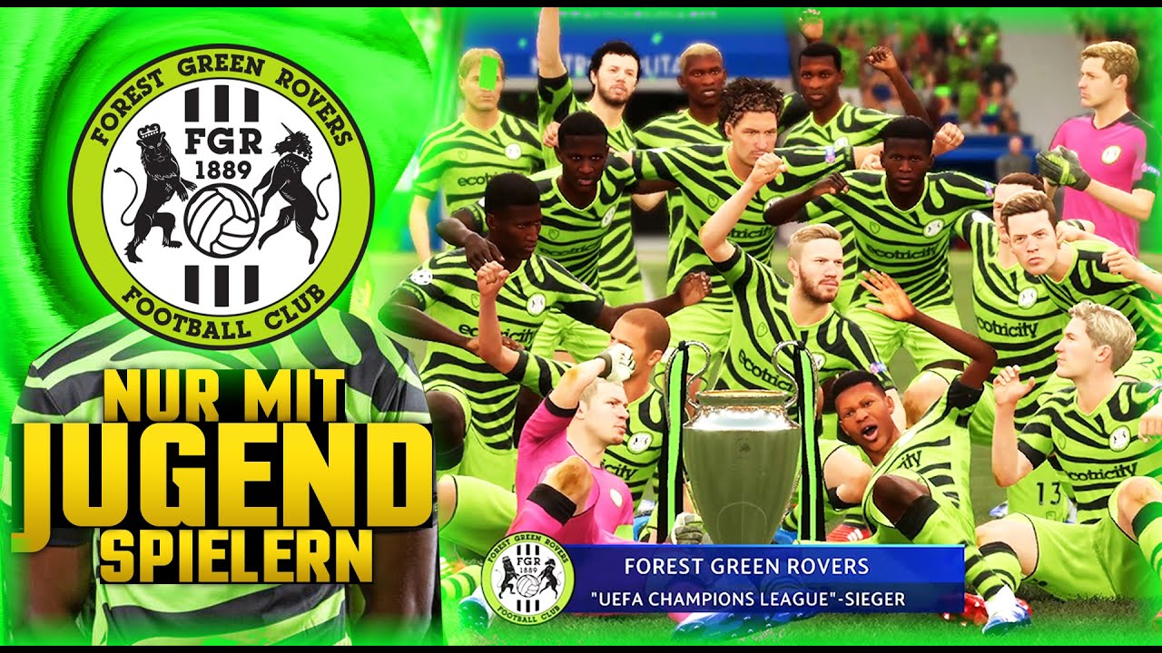 Forrest Green Rovers ABER..nur mit JUGENDSPIELERN zum CL-Titel 🏆💎 FIFA 21 Karriere Sprint to Glory