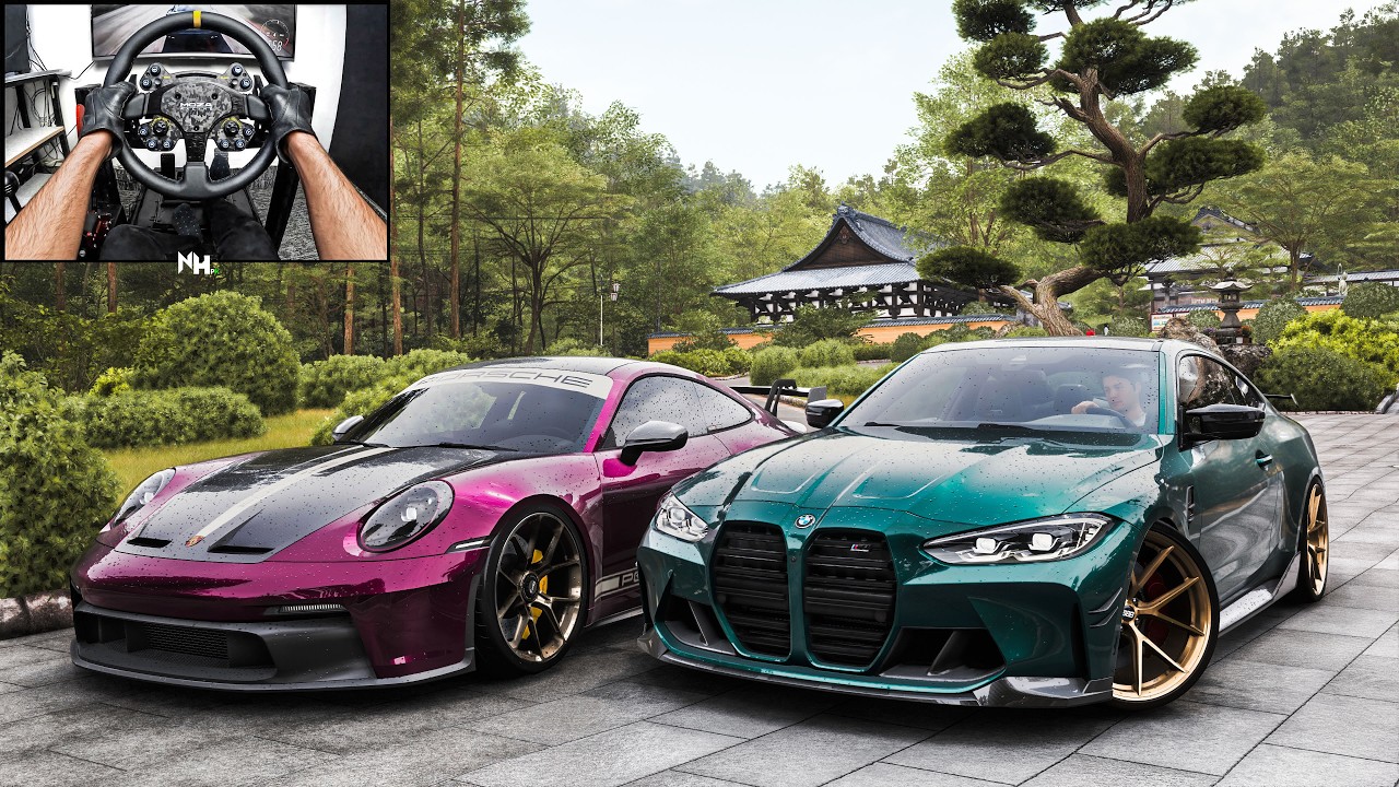 Forza Horizon 6 | BMW M4 G82 Competition & Porsche 911 GT3 | Realistic Drive to the Car Meet