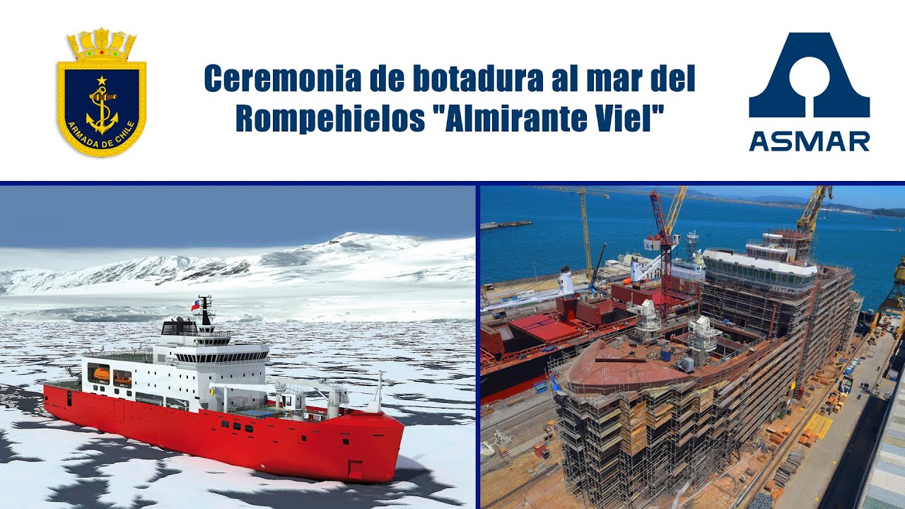 Ceremonia Botadura del Rompehielos 