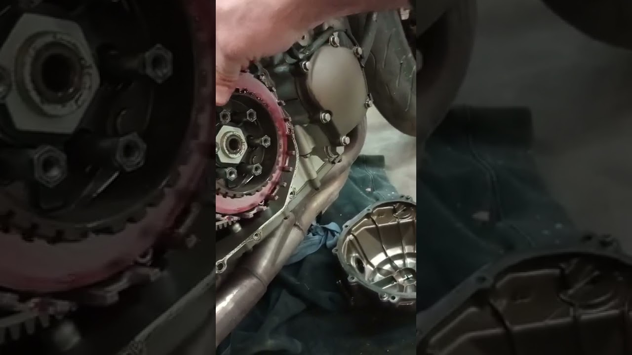 Replacing clutch plates on zx6r
