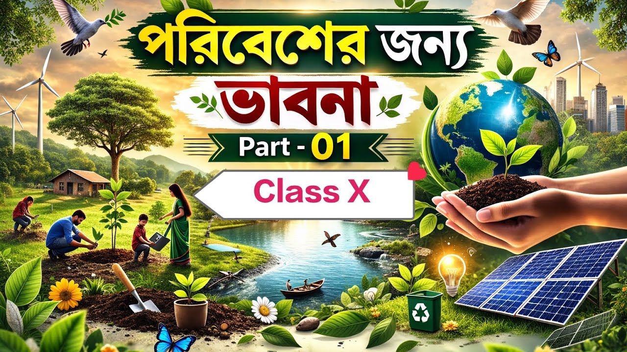 ভৌতবিজ্ঞান ।। Chapter 01 ।। পরিবেশের জন্য ভাবনা।।  Class X,  Part 01