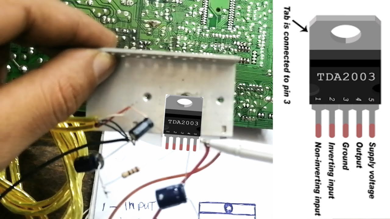 بديل واحد  لجميع ايسهات الصوت #TDA2003