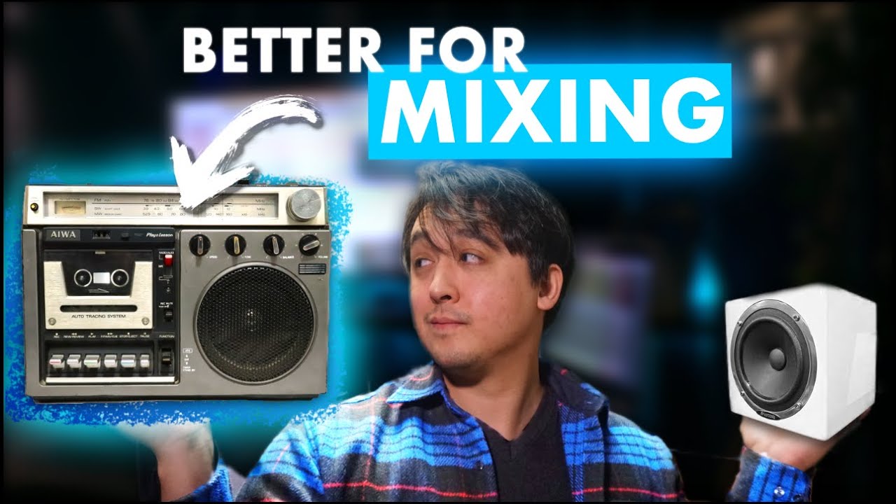 How I’m Using This 45-YEAR-OLD BOOMBOX For Mixing