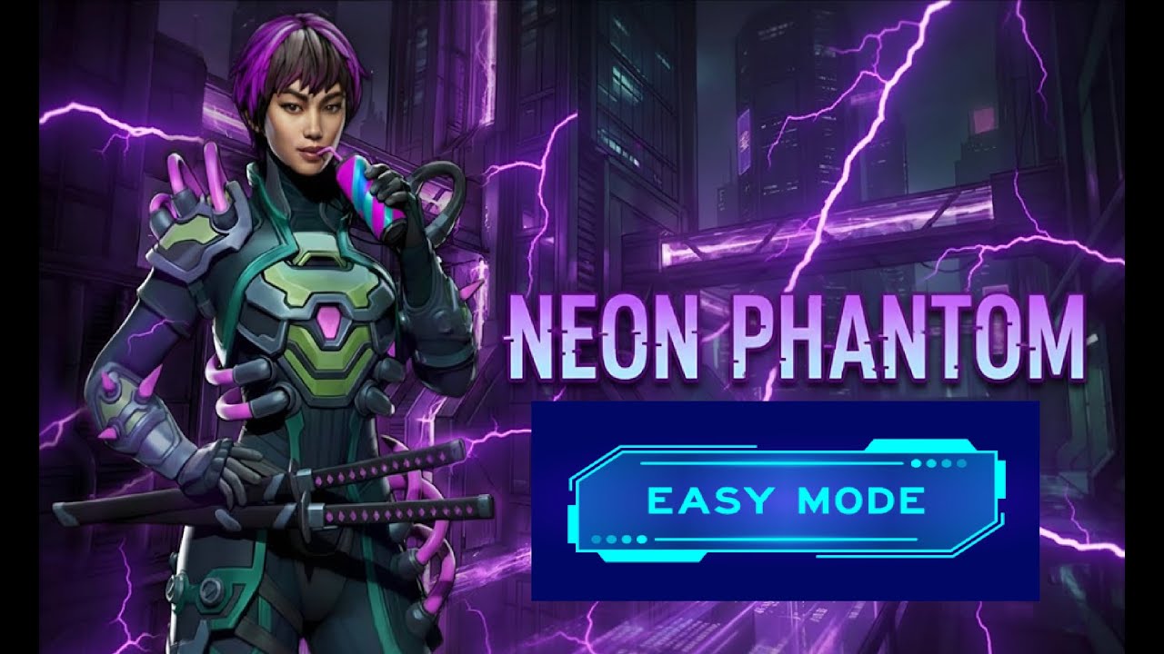 Legendary Sets VS Neon Phantom in Easy Mode | Shadow Fight-3