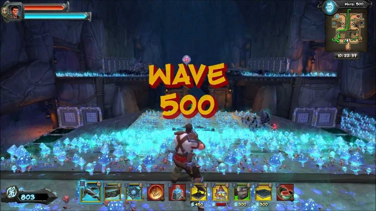 Orcs Must Die 2 Solo-Close Cliffs Wave 1,000+ Endless