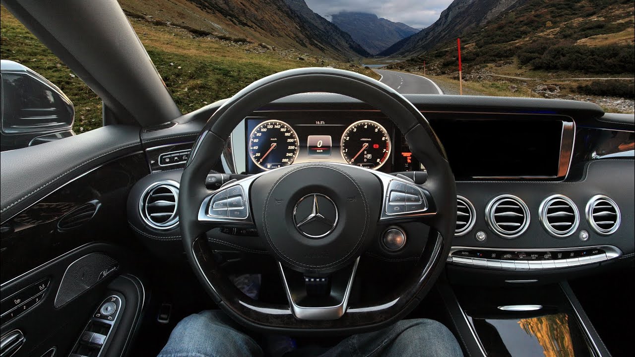 Mercedes S 500 Coupe POV Silvretta & Sound