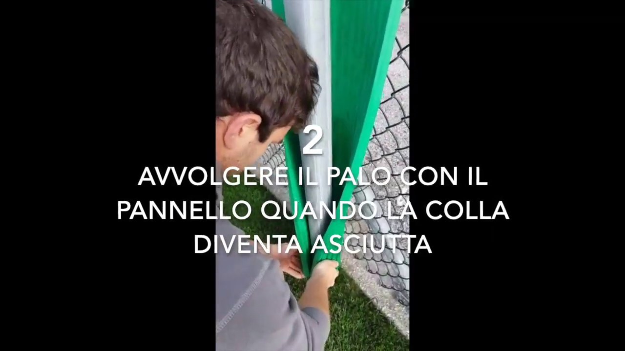 Come installare la protezione antinfortunistica copripalo in gomma per pali e tubi